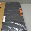 Back Seat Extender for Dogs, 500LBS Hard Bottom Dog Car Seat Cover for Back Seat, Upgraded 8-Layer Anti-Scratch Waterproof Large Space Dog Hammock for Car SUV Truck (OrangeBlack)