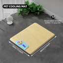 Pet Cooling Mat for Dogs and Cats  Natural Rattan Straw Pad, Breathable Summer Pet Pad for Small & Medium Pets, Anti-Slip Cool Mattress for Indoor & Outdoor Use (Medium)