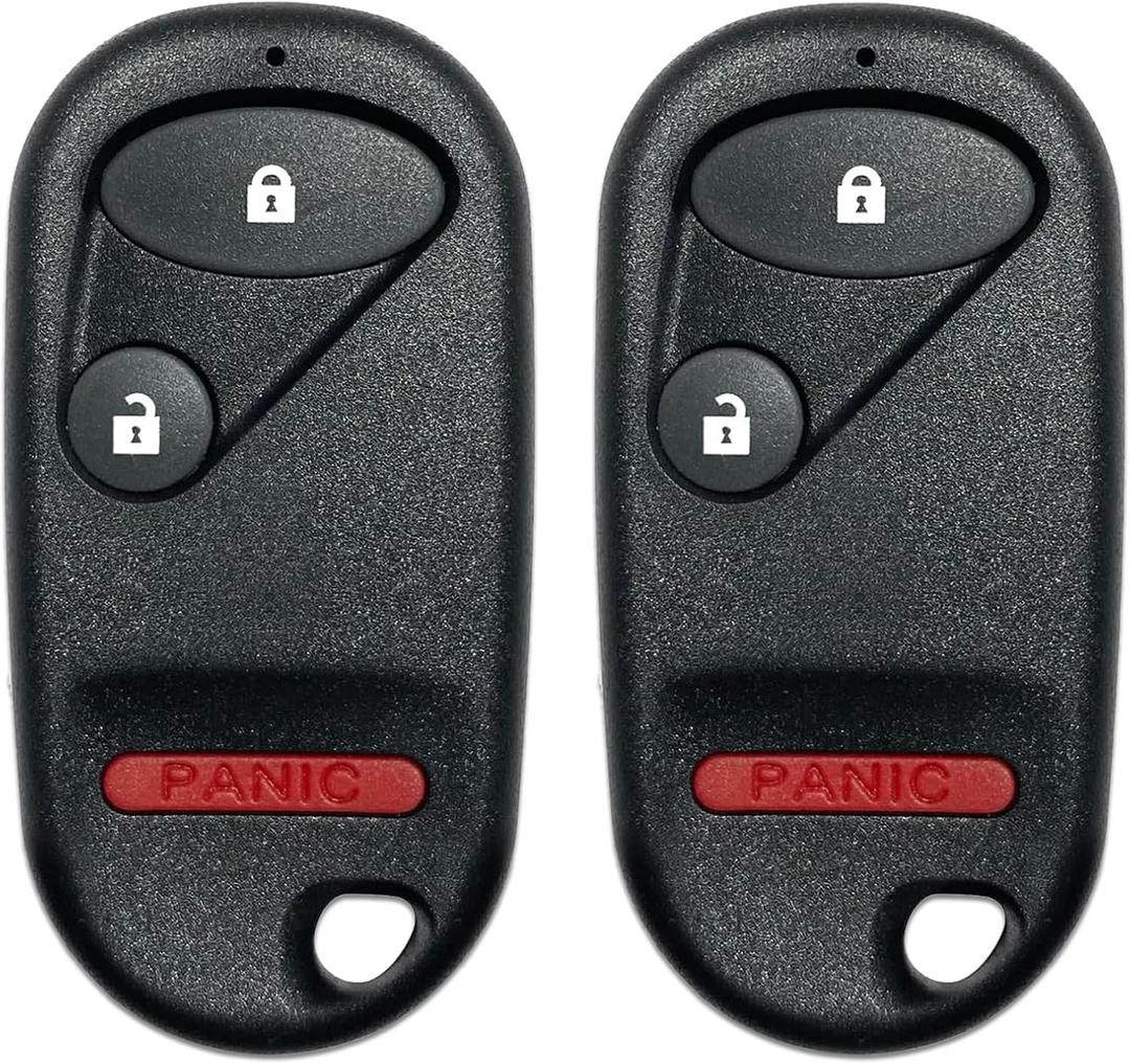 Key Fob Replacement Fits for 2001-2005 Honda Civic EX LX DX (Not Si Trim )/ 2003-2007 Honda Pilot Keyless Entry Remote NHVWB1U523 (Pack of 2)