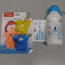 Scholastic For Baby, Baby's First Keys With Attachable Ring, 0-18 Months + Jacent On the Go Squeezable Bottle, 3+ Ages
