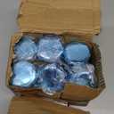 Balloon weights, 12 pieces, aluminum foil, suitable for birthday parties, gatherings, weddings, dinners and other occasions, weight 0.36lb (Light Blue)