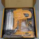 Cordless 2" Brad Nailer Compatible with Dewalt 20V Battery (No Battery), 2-in-1 Electric Nail Gun/Staple Gun, 18 Gauge Nail Gun Battery Powered with 1000 Nails for Wood Carpentry, 7.2LB