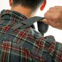 Texas Canvas Wares Waxed Canvas Heavy Duty Work Apron With Pockets - Deluxe Edition - with Quick Release Buckle Adjustable up to XXL for Men and Women (Grey Deluxe Edition) (L)