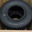 (2 Pack) 13x6.50-6 Lawn Mower Tubeless Tire, 13x6.5-6 for Tractor Riding Lawnmowers, 4 Ply, Turf-V Pattern (13x6.50-6 Turf-V)