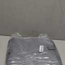 GRANNY SAYS 3-Shelf Closet Organizers and Storage, Foldable Hanging Closet Organizer, Hanging Closet Shelves with 2 Metal Hooks, Leak-Proof Closet Hanging Organizer for Locker & Camper, Gray, 2-Pack