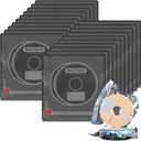 Vacbird 20 Pack 3D Filament Storage Bags, Vacuum Sealed & Light-Proof Reusable Bags for 1.75mm 2.85mm 3D Printer Filament (12.6x13.4 Inch) - Pump Not Included