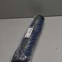 Smiry Front Door Mat Outside Entrance, Heavy Duty Sturdy Natural Rubber Doormat, Trap Dirt and Moisture, Easy Clean Low Profile Mats for Indoor Outdoor Entry, Irregular Triangle (29.5x17, Mixed Blue)