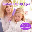 Curl Brush,Curl Defining Brush,Curly Hair Brush,for Shaping Curls, Waves & Coils, Reduces Frizz and Pulling, Ideal for All Hairstyles (Purple)