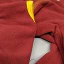 DENTRUN Cat Hair Sticky Onesie, Cat Recovery Suit for Female Male Cat After Surgery, Kitten Surgical Cone Alternative Shirts Hair Spreading Prevent Clothes, Cat Pajama Apparel for Cats Only, Red M