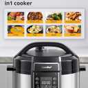 COMFEE Pressure Cooker 6 Quart with 13 Cooking Functions, Olla de Presion Non-Stick Pot Yogurt Maker Rice Cooker Slow Cooker Saut Steamer, Healthy Ceramic Inner Pot