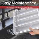 2 x Aujen Silverware Organizer - Expandable Kitchen Drawer Organizer, Adjustable Utensil Organizer, Cutlery Tray for Forks, Knives, Multipurpose Kitchen Organizers and Storage Solution, White, Medium