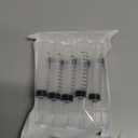 Wisdom Teeth Syringe, 10 Pack Irrigation Dental Syringes with Measure Scale & Curved Tip for Dental Care Liquid Oral Tonsil Stone