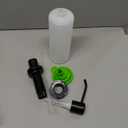 Built in Soap Dispenser for Kitchen Sink, Matte Black Stainless Steel Countertop Pump Head, Dish Soap Hand Lotion Dispenser with Refillable 17OZ Bottle