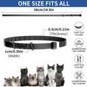 4 Pack Flea Collar for Cats, 32 Months Flea and Tick Prevention for Cat, Waterproof Natural Cat Fleas and Ticks Treatment, Adjustable Fleas and Ticks Collar for Cats Kittens(4 Colors)