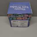 Yarn Winder, Electric Yarn Ball Winder for Crocheting, Efficiently Cake with Strong Tension Adjustable Speed Up to 13 oz, Automatic Spinner Wool for Knitting Enthusiast (Grey) (Gray)