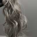 REECHO Invisible Wire Hair Extensions with Thinner Softer Lace Weft (Silver Grey, 16 Inch (Pack of 1))