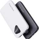 2026 2-Pack 10000mAh Portable Charger with Built in Cables, Travel Essential Battery Pack, 4 Outputs 2 Inputs Slim Power Bank with Cord Wires for iPhone 17/16/15/14, Samsung Galaxy S23/22, Pixel etc (Black&White)