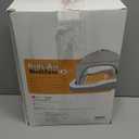 QPAU Inflatable Toddler Travel Bed with Tent, Baby Crib Tent, Portable Kids Air Mattress with Safety Bumpers, Ideal for Home, Grandma's, Camping, Traveling (Grey)