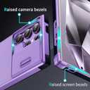 Slide Camera for Samsung Galaxy Note 10+ Plus Case, 2 in 1 Military Drop Shockproof Heavy Duty Protection Anti-Fingerprint Funda Cover for Samsung Galaxy Note 10 Plus, Purple