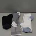 FITRELL 3 Pairs Compression Socks for Women and Men 20-30mmHg-Circulation Support Socks (Small-Medium, Black+white+grey)