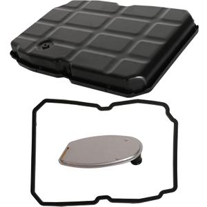 Transmission Oil Pan Kit w/Trans Oil Filter Fit for NAG1 W5A580 Transmission, Fit for Dodge Challenger/Charger/Magnum/Nitro, Fit for Jeep Wrangler/Grand Cherokee/Commander, Fit for Chrysler 300