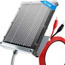 POWOXI Solar Panel for Deer Feeder 6V 1.5W Waterproof Solar Battery Charger with Mounting Bracket Alligator Clip Game Feeders Solar Panel 6 Volt