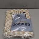 OYLOLA Lunch Bag Women Lunch Box for Women Adult Cute Insulated Lunch Bag Lager Cooler Lunch Tote Bags for Work Picnic (Beige-Brown Plaid)