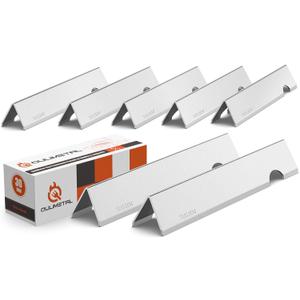 QuliMetal SUS304 Genesis ii Flavorizer Bars for Weber Genesis ii E-410/E-415/E-435, Grill Parts for Weber GS4 Genesis II LX E-440 Series Grills, 17 Flavorizer Bars for Weber Genesis 2, 66796 66033