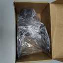 4-Pack 4x4 Post Cap Tie Bracket, Heavy Duty Carbon Steel Black Powder Coated Post to Beam Connector for Pergola Gazebo Deck Patio, Includes Screws & Easy to Install