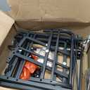 VASAGLE Bar Cart with 3-Tier Shelf, Wine & Glass Holders, Mini Bar for Small Spaces, Black