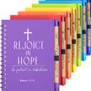 INSADA 56 Sets of Multicolored Christian Prayer Journals in Bulk small notepad 5.43 x 4.33 Spiral Notebooks with Matching Pens - inspirational Gifts,Church Members & Bible Study Groups