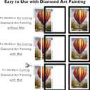 JCJMY 16x20 Picture Frame Black with 14x18 Mat for 40 x 50cm Diamond Art Painting, Display Photo 14x18 with Mat or 16 x 20 Without Mat, Wall Hanging Large Frame with Plexiglass, Black