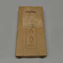 Flat Plug Power Strip, HANYCONY Ultra Thin Extension Cord, 6 Outlets 3 USB Ports(2 USB C), 5ft Multiple Outlet Extender with Wall Mount No Surge Protector for Dorm Room, Cruise, Travel Essentials (White)