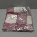 MIULEE Pack of 2 Christmas Classic Farmhouse Buffalo Check Plaids Linen Soft Soild Decorative Square Porch Throw Pillow Covers Home Decor Cushion Case for Sofa Bedroom 18x18 Inch, White and Red