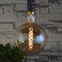 SD LUX Oversized Vintage Giant LED Light Bulb Huge Edison Bulb- Dimmable, 8W 450LM (50W Equi), G63(G200) Warm White 2200K, Medium E26 Base - Perfect for Decorative Pendant Lighting, 1 Pack(G200)