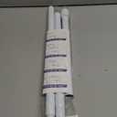 White Tension Curtain Rod for Windows 28 to 48 inch, Adjustable Expandable Pressure Spring Curtain Rod No Drilling, 7/8" Curtain Rod for Bedroom Doorway Closet Door