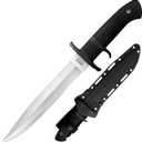 COLD STEEL OSS 8.25" Japanese AUS8A Clip Point Blade 5.125" Kray-Ex Handle Tactical Outdoor Hunting Fixed Blade Knife w/Secure-Ex Sheath
