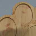 2 Pcs Cute Shaped Bamboo Serving Tray, Paw and Bone Shaped Charcuterie Boards with Grooves, Natural Wooden Snack Platters, Lovely Candy Dish Bowls for Party, Housewarming Gifts