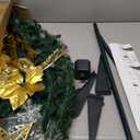 6.5Ft Prelit Fully Decorated Pop Up Christmas Tree with Lights Timer, Dual Color Change 1 Minute Christmas Tree, 220 Warm White&Colored Lights 8 Mode, 74 Ornaments Pull Up Collapsible Xmas Tree Decor