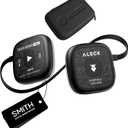 ALECK Snow Series Pro Universal Wireless Bluetooth Helmet Speakers Headphones for Ski and Snowboard Audio-Ready Helmets, Glove Friendly Controls, Microphone Headset for Hands-Free Calls