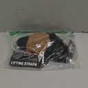 Weight Lifting Wrist Straps, Gym Straps Weight Lifting for Deadlift and Powerlifting, Double Layer Leather Wrist Wraps with Padded Cushion Wrist Loop, Weightlifting Grips for Men and Women (Brown)