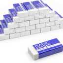 25 Pack White Eraser for Pencil, Bulk Art Erasers for Drawing Sketching, Pencil Erasers Rubber for Kids Prize, School Classroom Students, Office Supplies