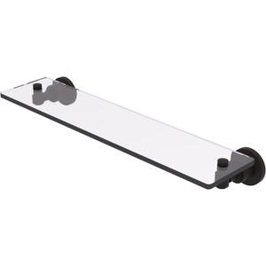 Allied Brass WS-1/22-ORB Washington Square Collection 22 Inch Glass Vanity Beveled Edges Shelf, Oil Rubbed Bronze