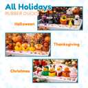 4E's Novelty Rubber Ducks for All Holidays, Bulk Pack of 42 - Includes 6 of Each Holiday, Patriotic July 4 Ducks, Halloween Ducks, Bath Toys for Kids, Gift for Jeep Owners, Jeep Ducking