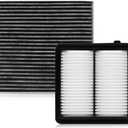 JTBU134-256 Engine & Cabin Air Filter for Acura Ilx 2013 2014 2015 and for Honda Civic 2012 2013 2014 2015.Replacement for CA11256,17220RW0A00,CF10134,80219-SHJ-A01.