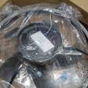 Ceiling Fans with Lights and Remote, 20'' Low Profile Ceiling Fan, 3000-6000K Dimmable Modern Flush Mount LED Fandelier, 6 Speeds Reversible DC Motor, Black Ceiling Fan for Bedroom Living Room