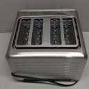 Smart Toaster 4 Slice Wide Slot Dual Digital TouchScreen & Independent Control for Family | 1800W Stainless Steel for 6 Bread Types & Toast Settings | Defrost Reheat & Single-Slice Modes