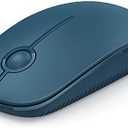 Vssoplor Wireless Mouse, 2.4G Slim Portable Computer Mouse with Nano Receiver Quiet Silent Optical Laptop Mouse for Notebook, PC, Laptop, Computer-Sapphire Blue