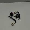 HERCOO LED License Plate Light Lens Lamp Socket Wiring Harness Black Housing Compatible with 1999-2015 F150 F250 F350 F450 F550 Super Duty Bronco Ranger Excursion Expedition