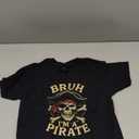 Bruh I'm a Pirate Lazy Pirate Skull Costume Halloween T-Shirt S